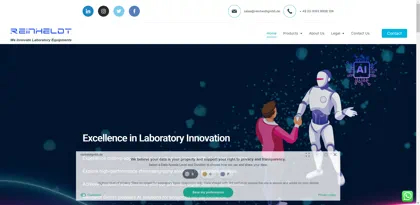 Screenshot of Reinheldt GmbH