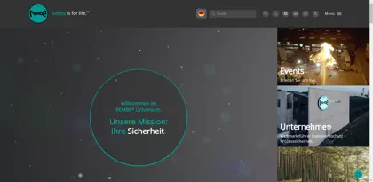 Screenshot of REMBE GMBH SAFETY + CONTROL