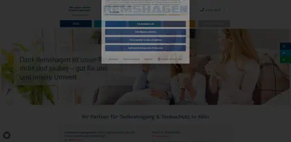 Screenshot of Tankschutz-Service H.Remshagen GmbH