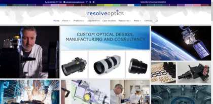 Screenshot of Resolve Optics Ltd