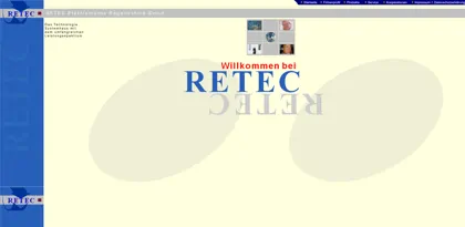 Screenshot of Retec Elektronische Regeltechnik GmbH