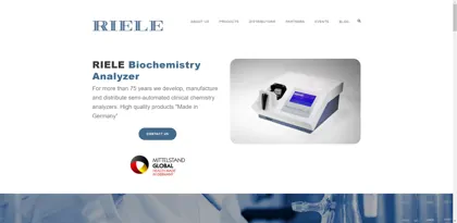 Screenshot of Robert Riele GmbH & Co.KG