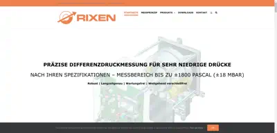 Screenshot of Rixen GmbH & Co KG