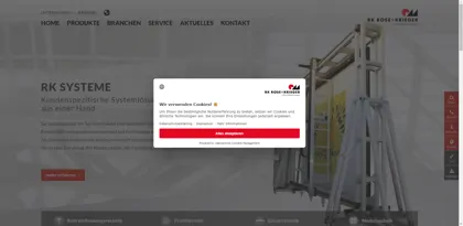 Screenshot of RK Rose+Krieger GmbH