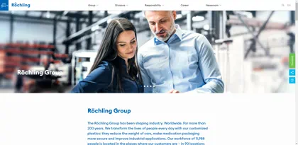 Screenshot of Röchling SE & Co. KG