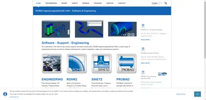 Screenshot of SIGMA Ingenieurgesellschaft mbH