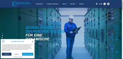 Screenshot of Rolf Janssen GmbH