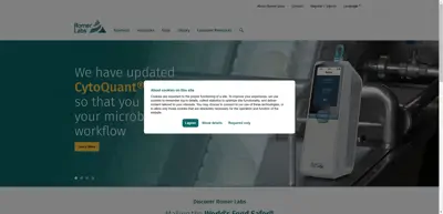 Screenshot of Romer Labs Inc.