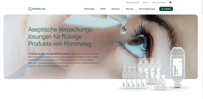 Screenshot of Rommelag Kunststoff-Maschinen Vertriebsgesellschaft mbH