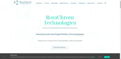 Screenshot of RotaChrom Technologies LLC