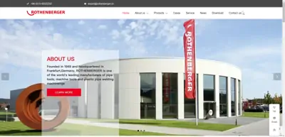 Screenshot of ROTHENBERGER Werkzeuge GmbH