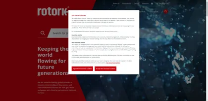 Screenshot of Rotork Controls (Deutschland) GmbH