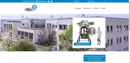 Screenshot of Ruberg-Mischtechnik GmbH + Co. KG