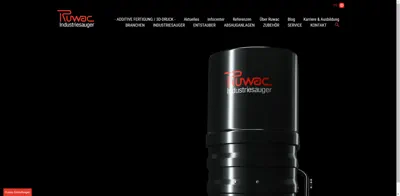 Screenshot of Ruwac Industriesauger GmbH