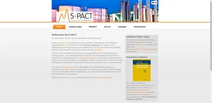 Screenshot of S•PACT GmbH