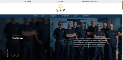 Screenshot of SAIP SRL