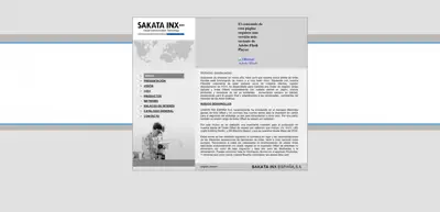 Screenshot of Sakata Inx ESPAÑA, S.A.