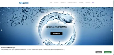 Screenshot of Schell GmbH & Co.KG