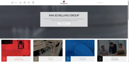 Screenshot of Schelling Anlagenbau GmbH