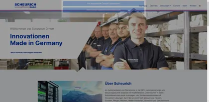 Screenshot of Scheurich GmbH