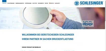 Screenshot of Berstscheiben Schlesinger GmbH