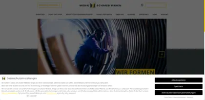 Screenshot of Schmehmann Rohrverformungstechnik GmbH