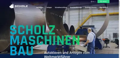 Screenshot of Maschinenbau Scholz GmbH & Co. KG