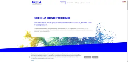 Screenshot of Scholz Dosiertechnik GmbH