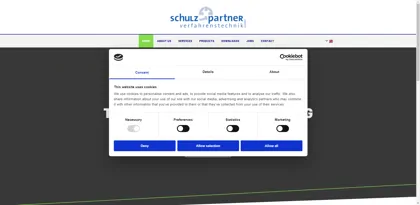 Screenshot of Schulz+Partner GmbH