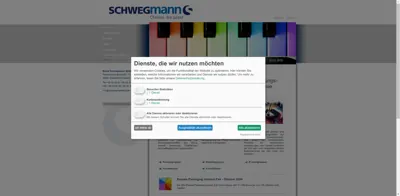 Screenshot of Bernd Schwegmann GmbH  & Co. KG