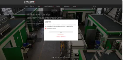 Screenshot of Schwelm Anlagentechnik GmbH