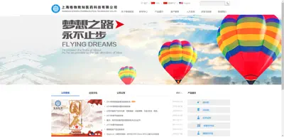 Screenshot of Shanghai Gewu Zhizhi Pharmaceutical Technology Co., Ltd