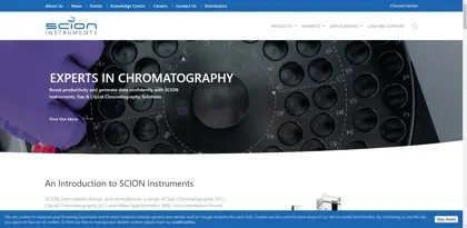 Screenshot of SCION Instruments NL BV