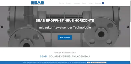 Screenshot of SEAB GmbH