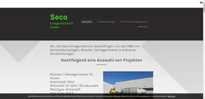 Screenshot of Seco GmbH