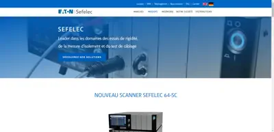 Screenshot of SEFELEC GmbH