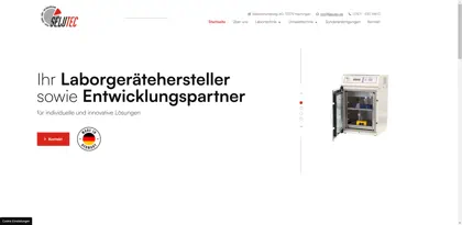 Screenshot of Selutec GmbH