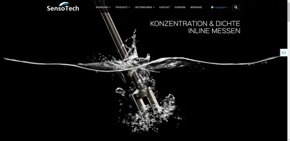 Screenshot of SensoTech GmbH