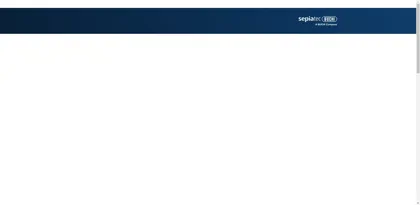 Screenshot of Sepiatec GmbH