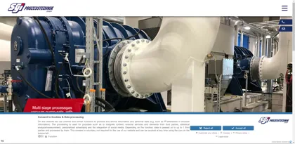 Screenshot of SGI - Prozesstechnik GmbH