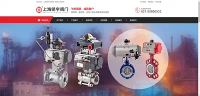Screenshot of Shanghai Mingyu High Pressure Valve Co., Ltd