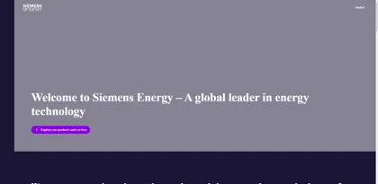 Screenshot of Siemens Energy Global GmbH & Co. KG