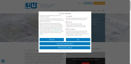 Screenshot of Sigmund Lindner GmbH (SiLi)