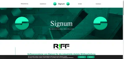 Screenshot of Signum Computer GmbH