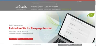 Screenshot of Single Temperiertechnik GmbH