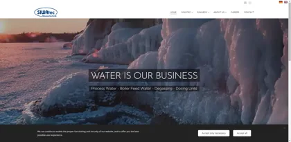 Screenshot of SIWAtec Wassertechnik GmbH & Co. KG