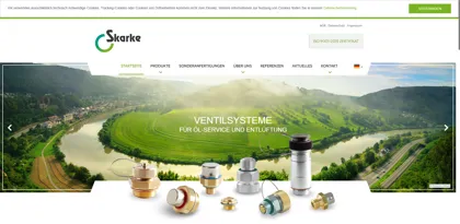 Screenshot of Skarke Ventilsysteme