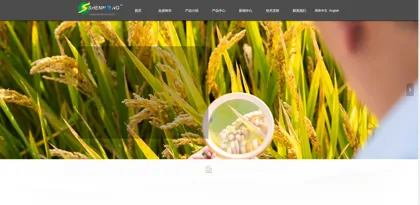 Screenshot of Xuzhou Shennong Chemical Co., Ltd.