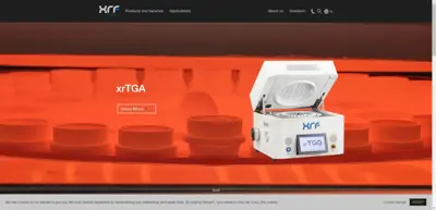 Screenshot of XRF Scientific