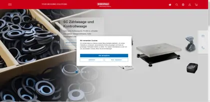 Screenshot of Soehnle Industrial Solutions GmbH